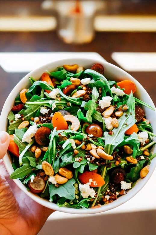 Student at BeWell kiosk